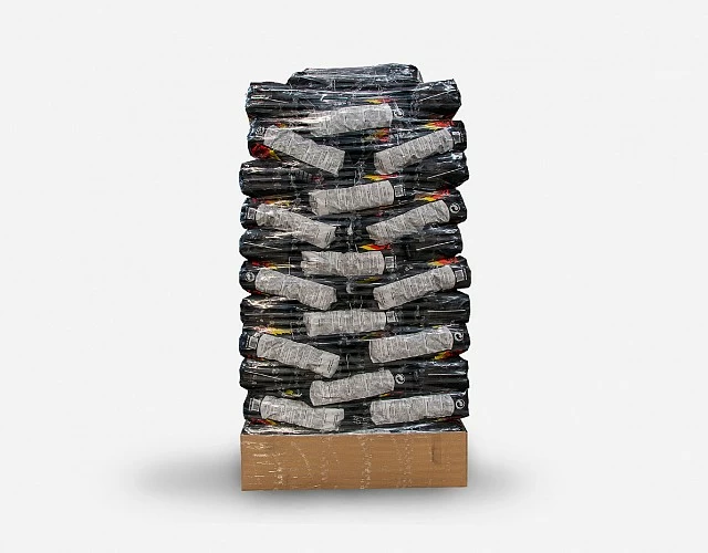 Briquetas de carbón 5 kg. Palet con bolsas sueltas (640 kg)