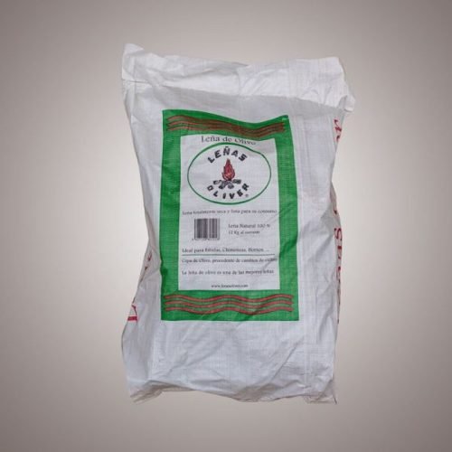 Leña de olivo en saco 12Kg