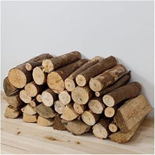Leña para El Hogar Leña para Acampar Partir A Mano Leña Seca Adornos Chimenea Calefacción Caldera Combustible Leña Troncos Fogata Leña Gruesa Combusti