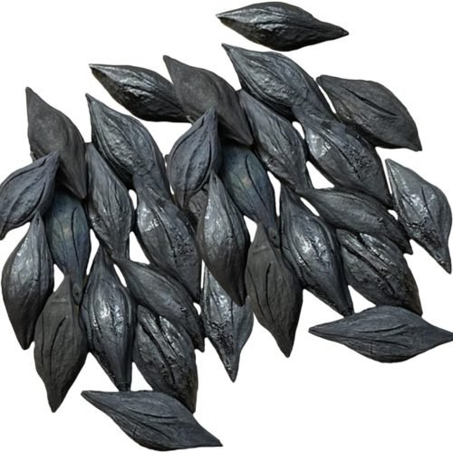 Carbón Vegetal de Madera de Olivo Negro 500g para Barbacoa | Uso Exterior y Camping, Bolsa Individual, Encendido Sencillo, Formato para Asar y Hervir