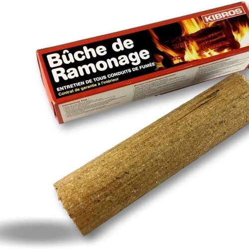 Kibros Tronco deshollinador químico chimenea insert estufa caldera hogares | Válido para todo conducto de humos, eficacia total en 15 días, para chime