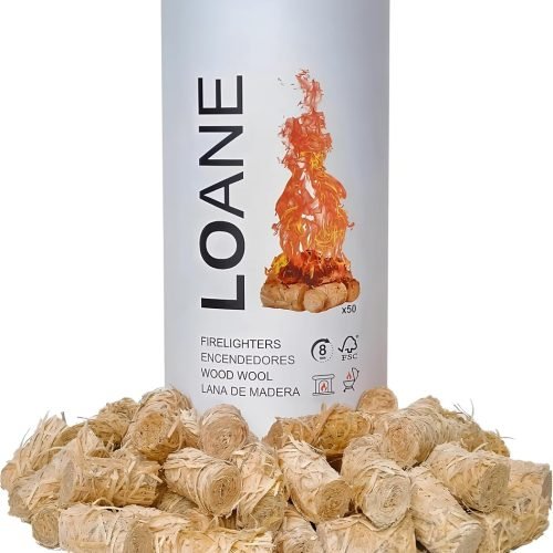 LOANE – Pastillas Encendido Chimenea – Encendedor Chimenea, Encendedor Barbacoa, Pastillas Encendido, Encendedores Ecológicos, Ecendedores Naturales,