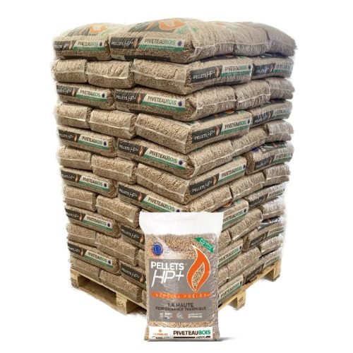 Pellets Piveteau HP+ Wood — 72 sacos de 15 kg