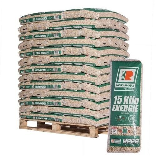 Pellets Van Roje — palet con 65 sacos de 15 kg