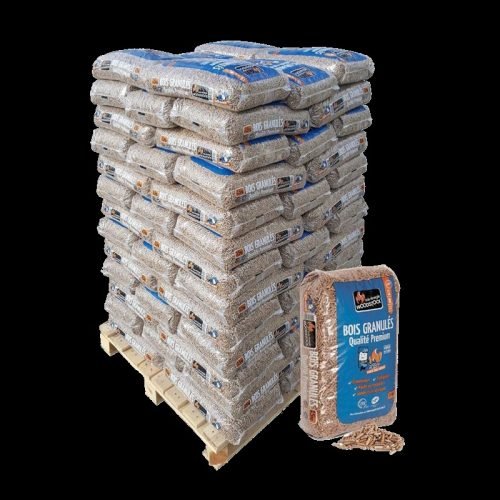 Pellets de madera Woodstock — 78 sacos de 15 kg