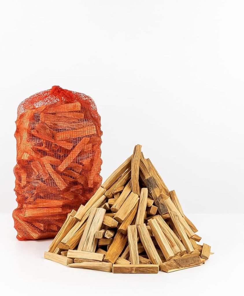Astillas Encendido Pino Ecológica, Madera Seca Natural para Barbacoa, Chimenea, Caldera y Estufa, Saco de 6,5 Kgs. Astillas de Pino Natural para Barba